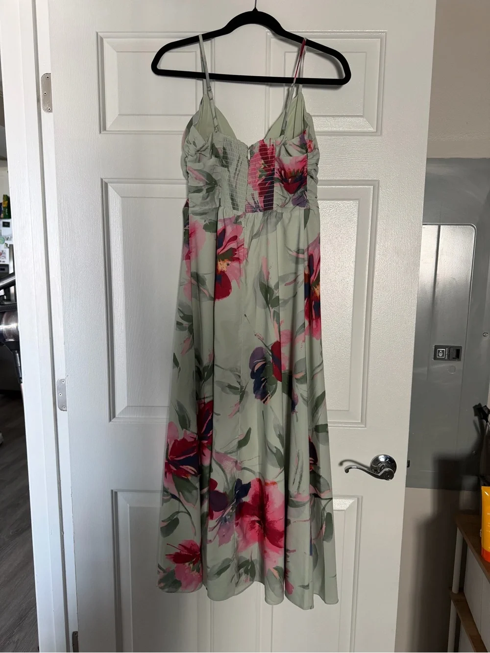 Abercrombie and Fitch green floral dress size MP